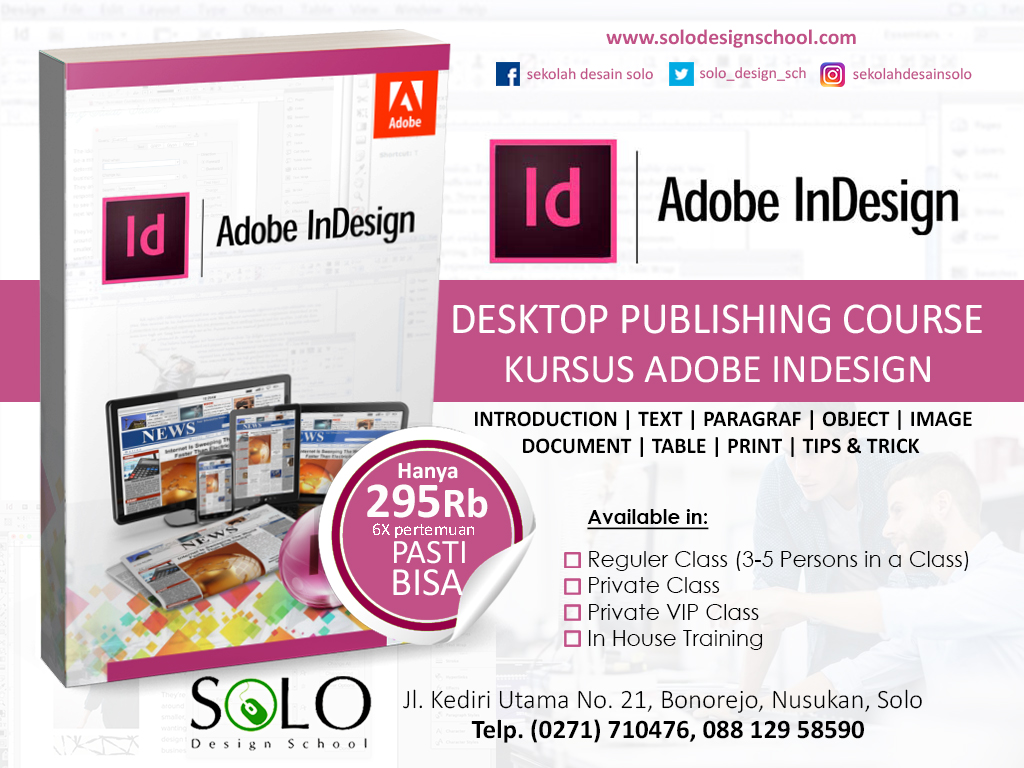 Kursus Adobe InDesign