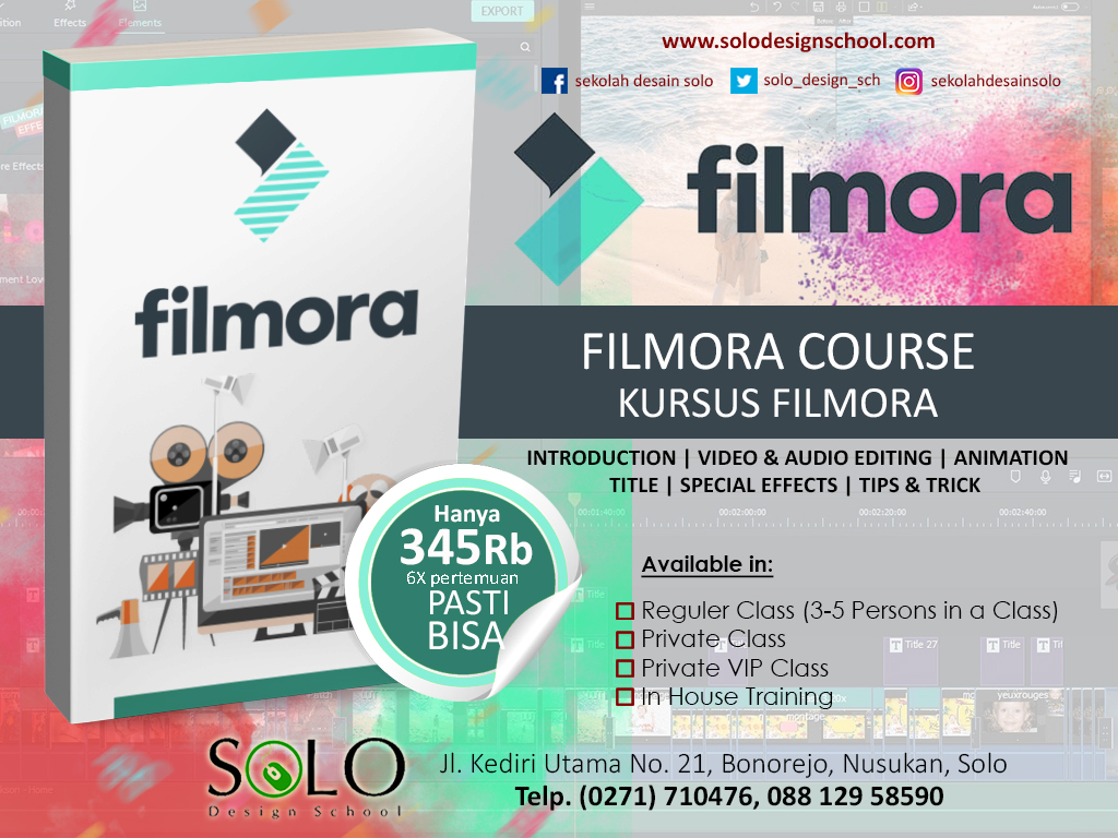 Kursus Filmora Solo